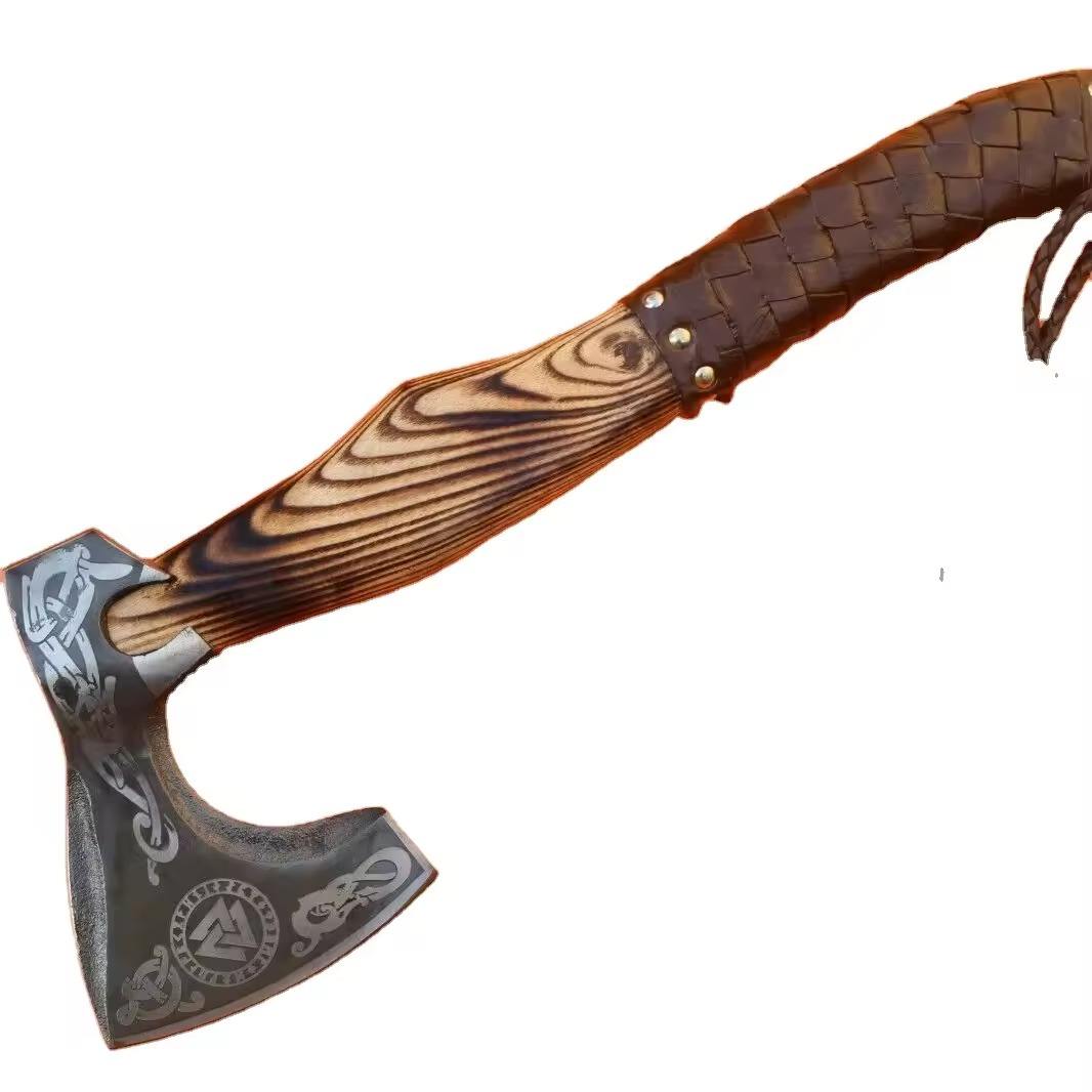 Damascus Steel Multi-Purpose Axe
