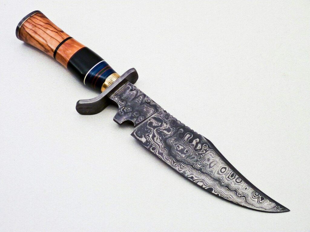 DIY Damascus Bowie Knife