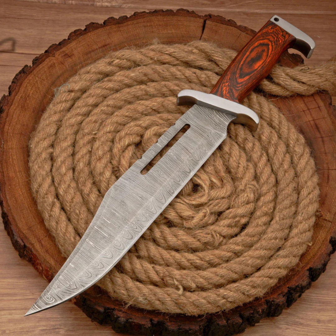 Outdoor Fixed Blade Hunting Bowie Knife