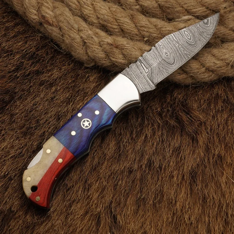 Pakka Wood Folding Knife