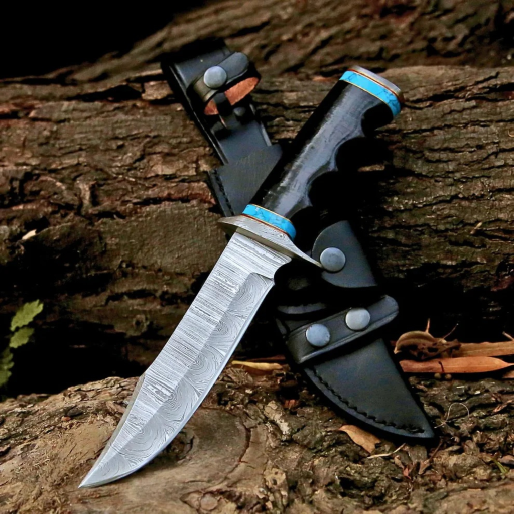 Premium Damascus Hunting Knife