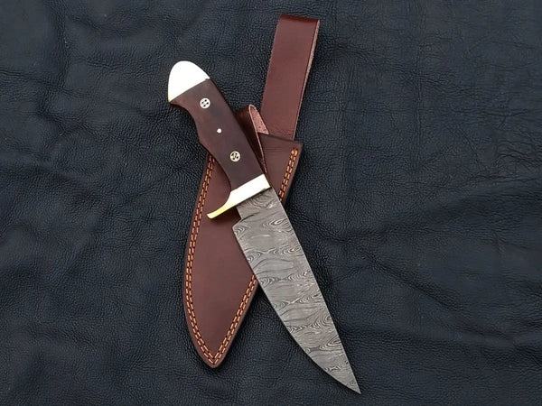 Straight Drop Point Bowie Knife