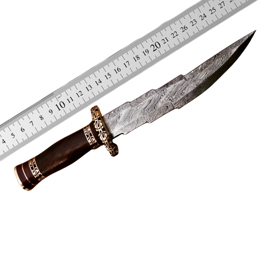 Wood Handle Bowie Knife