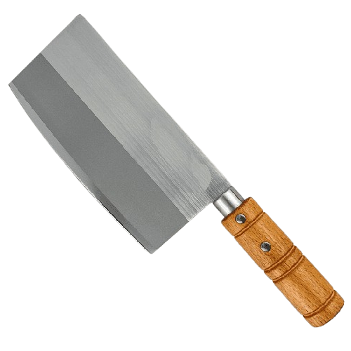Wooden Handle Cleaver Knife