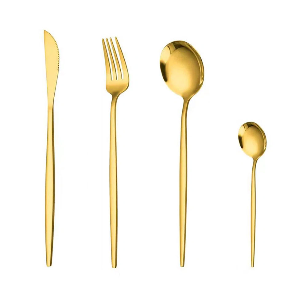 Gold Luxury Wedding Cutlery Set